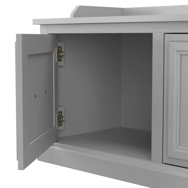 Woodland Full Entryway Storage Set with Coat Rack by Bush Furniture