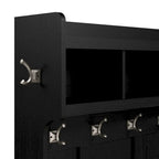 Woodland Full Entryway Storage Set with Coat Rack by Bush Furniture