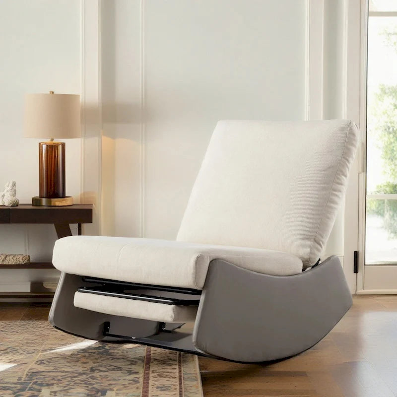Modern Rocking Chair Recliner with Footrest