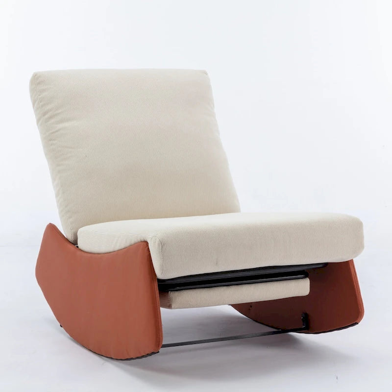 Modern Rocking Chair Recliner with Footrest