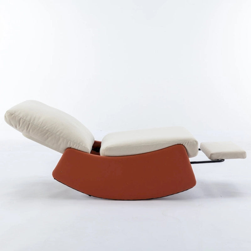 Modern Rocking Chair Recliner with Footrest