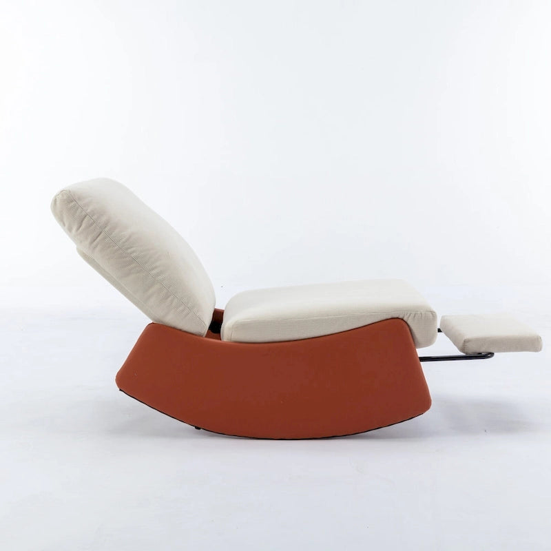 Modern Rocking Chair Recliner with Footrest