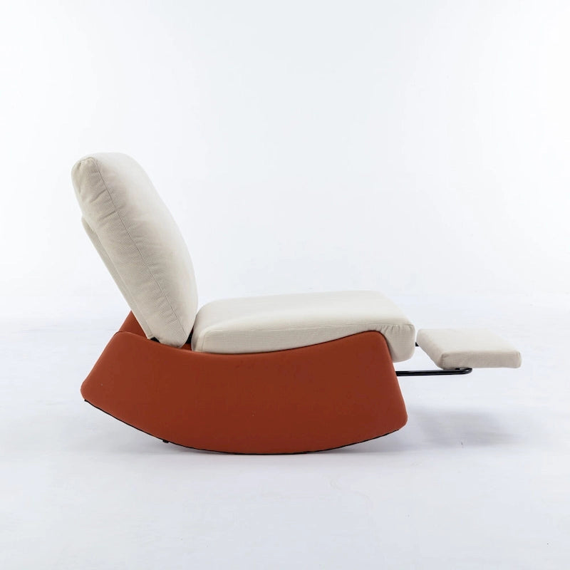 Modern Rocking Chair Recliner with Footrest