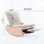 Modern Rocking Chair Recliner with Footrest