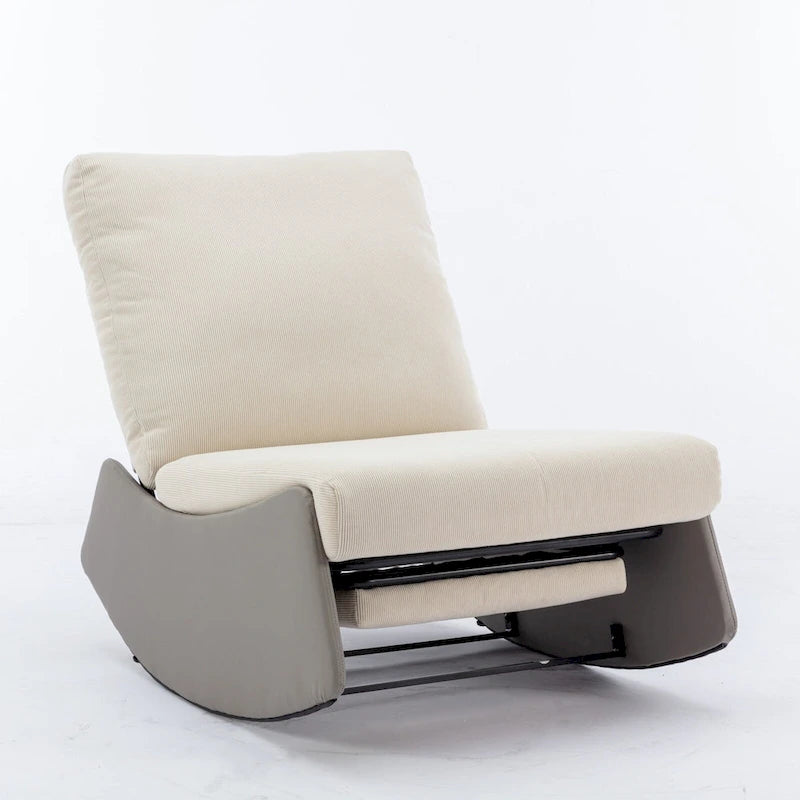Modern Rocking Chair Recliner with Footrest