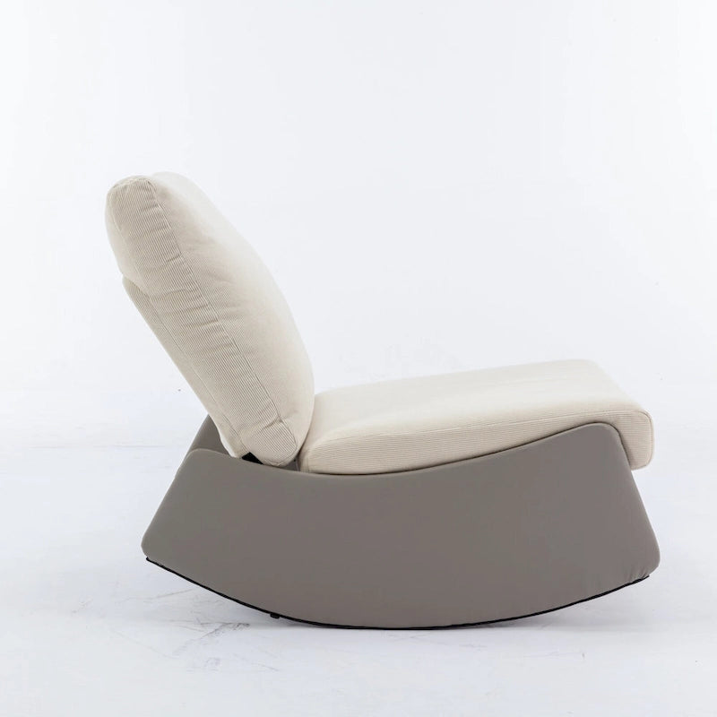Modern Rocking Chair Recliner with Footrest