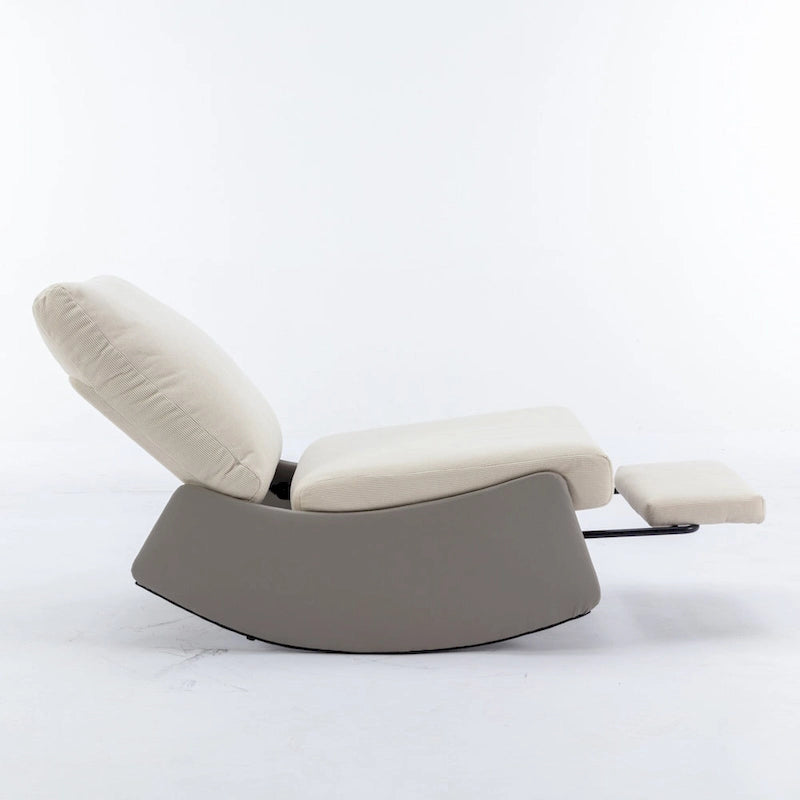 Modern Rocking Chair Recliner with Footrest
