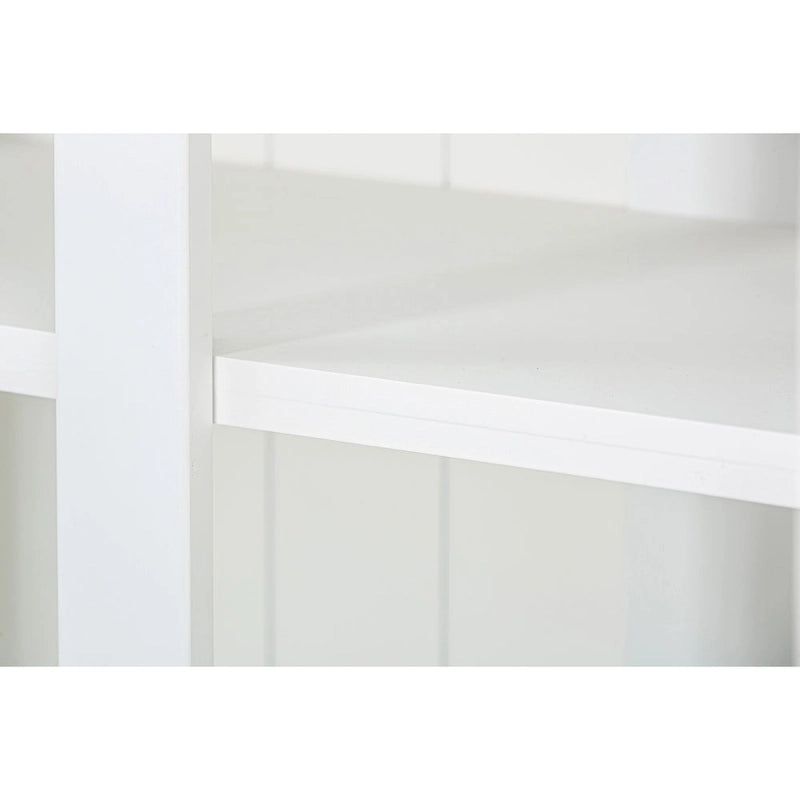 75.25Tall Display Cabinet with Tempered Glass Double Doors, Traditional Style China Cabinet for Living Room, Kitchen, Home