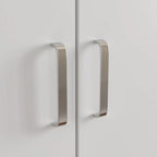 Armoire de chambre autonome à 2 portes avec tringle à vêtements