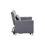 Fauteuil Lit Convertible 3 en 1, Noir