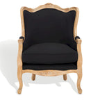 Fauteuil à oreilles Kali Oak en lin naturel - 34Lx34Px40H