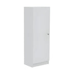 HomeRoots 47 Armoire de cuisine ou de rangement en bois blanc - 16,9' X '47,4' X '12,3
