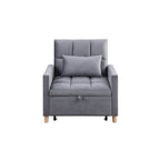 Fauteuil Lit Convertible 3 en 1, Noir