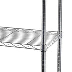 Étagère métallique à 5 niveaux avec roulettes - (59,06 x 17,72 x 70,87)
