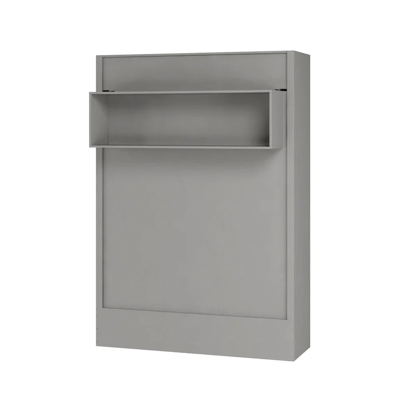 Lit escamotable contemporain brésilien Easy Lift Queen avec étagère
