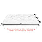 Matelas de futon pleine grandeur de 12 pouces (matelas seulement)