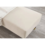Modern Chaise Lounge Chair with Velvet Upholstery - 29.50 x 55.90 x 28.70