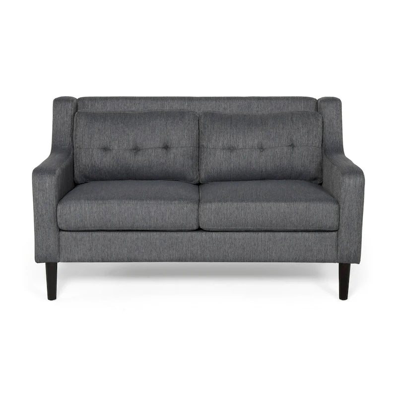 Galene Contemporary Fabric Loveseat by  - 58.00 W x 33.50 L x 34.50 H