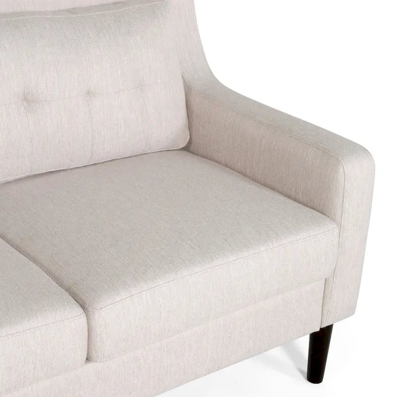 Galene Contemporary Fabric Loveseat by  - 58.00 W x 33.50 L x 34.50 H