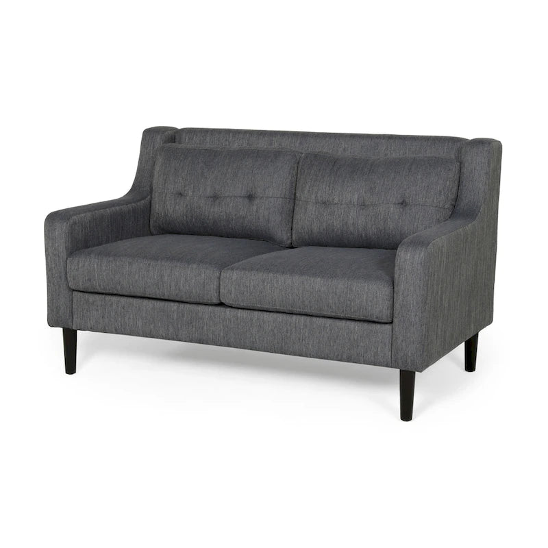 Galene Contemporary Fabric Loveseat by  - 58.00 W x 33.50 L x 34.50 H