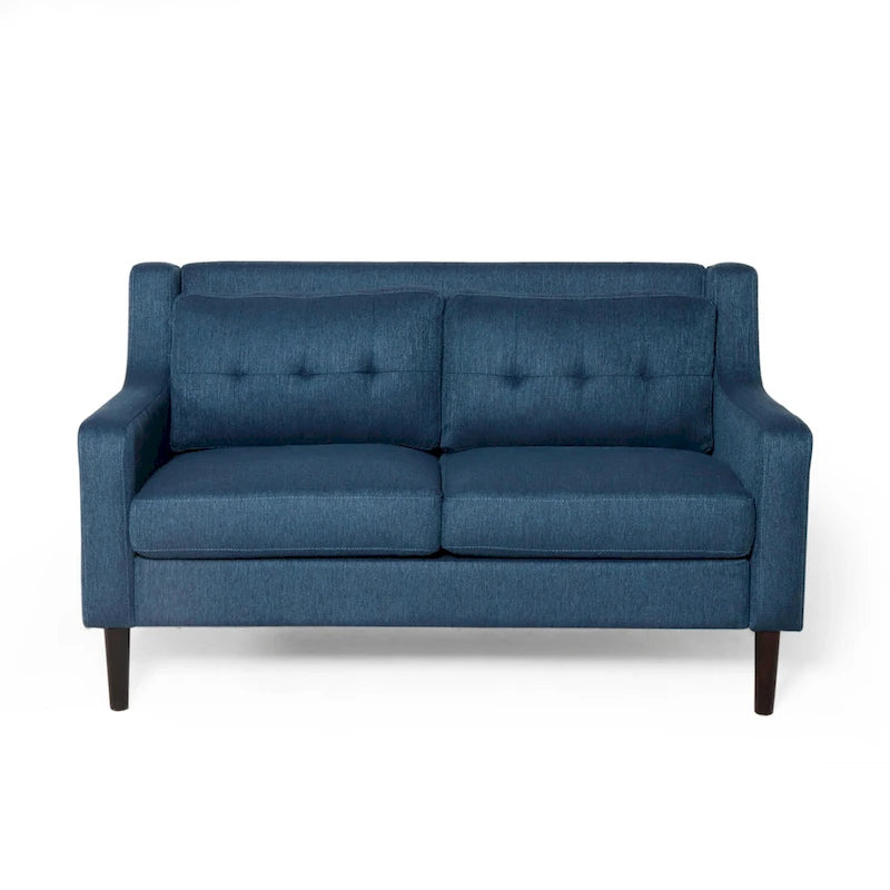 Galene Contemporary Fabric Loveseat by  - 58.00 W x 33.50 L x 34.50 H