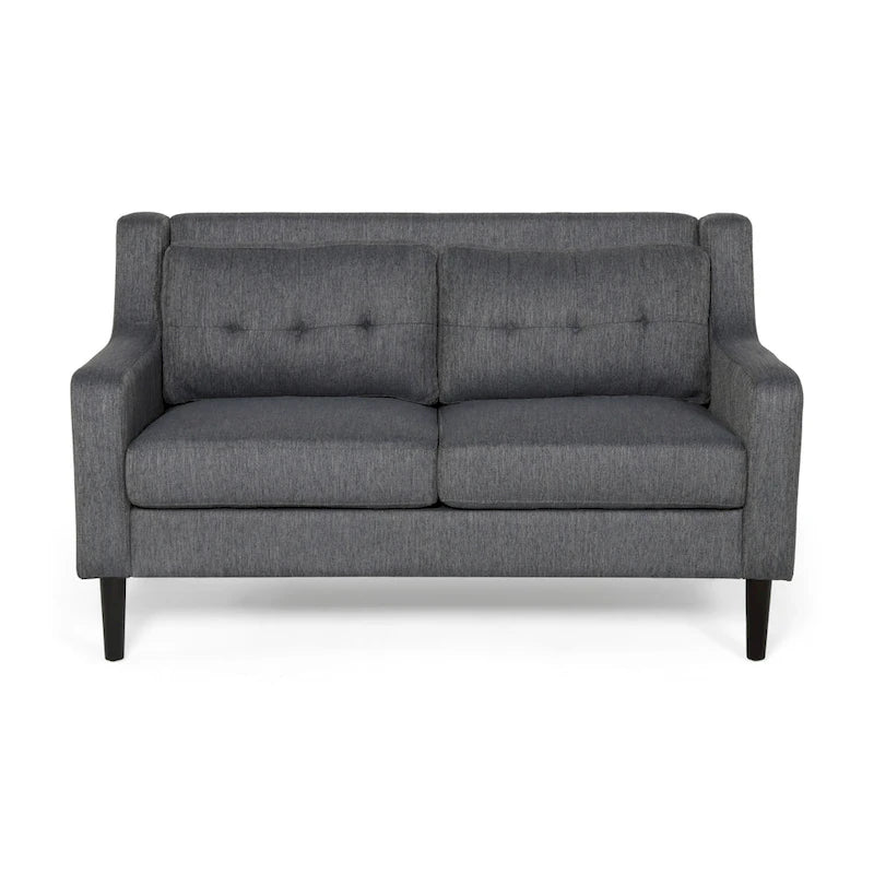 Galene Contemporary Fabric Loveseat by  - 58.00 W x 33.50 L x 34.50 H