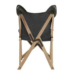 Cantu Genuine Top Grain Leather Tripolina Sling Chair by