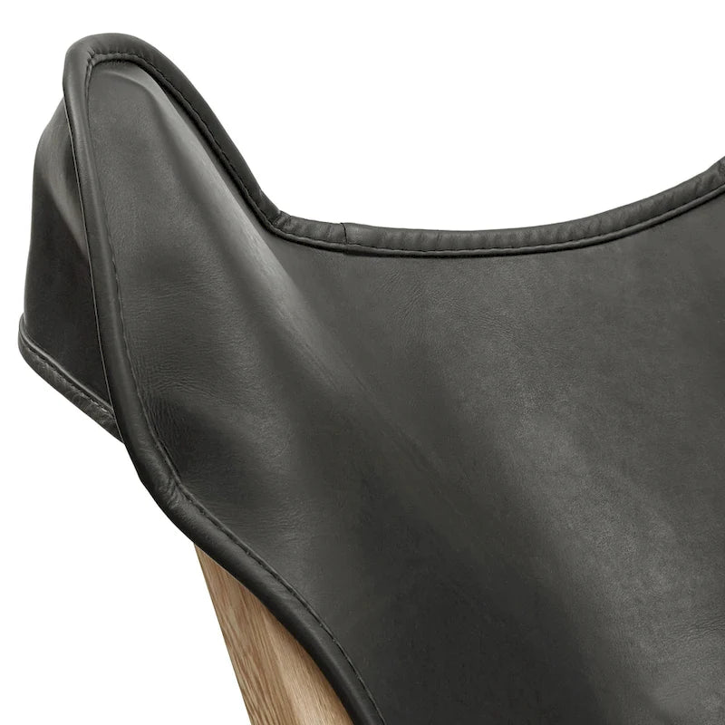 Cantu Genuine Top Grain Leather Tripolina Sling Chair by