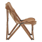 Cantu Genuine Top Grain Leather Tripolina Sling Chair by