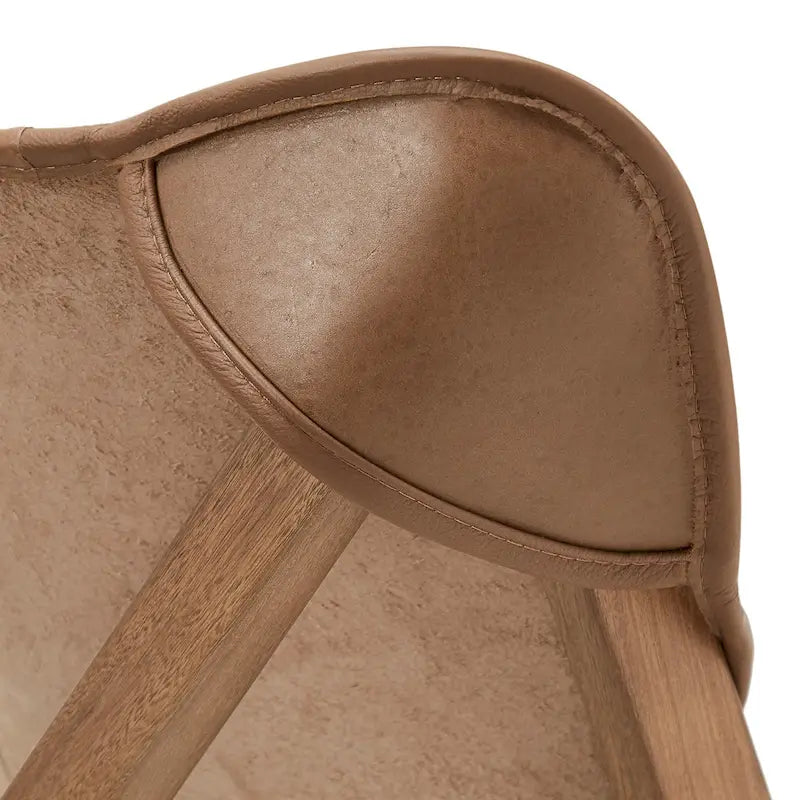 Cantu Genuine Top Grain Leather Tripolina Sling Chair by
