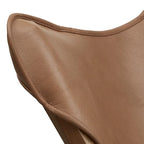 Cantu Genuine Top Grain Leather Tripolina Sling Chair by