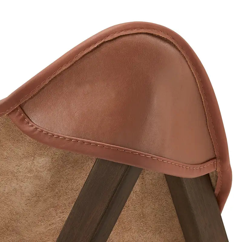 Cantu Genuine Top Grain Leather Tripolina Sling Chair by