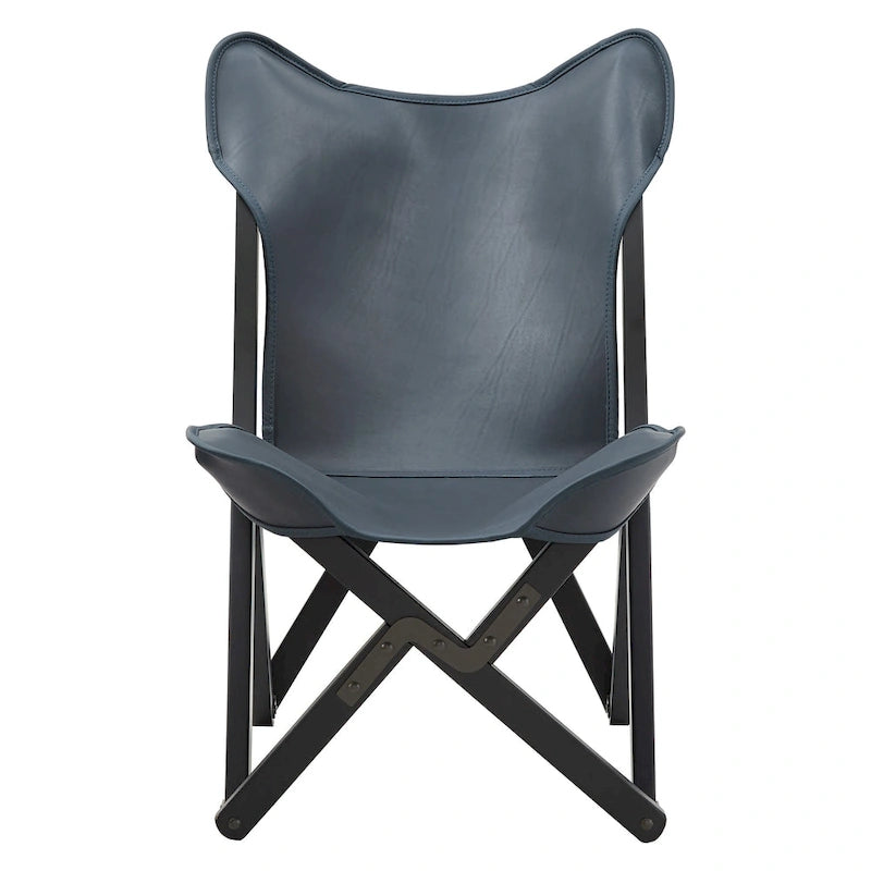 Cantu Genuine Top Grain Leather Tripolina Sling Chair by