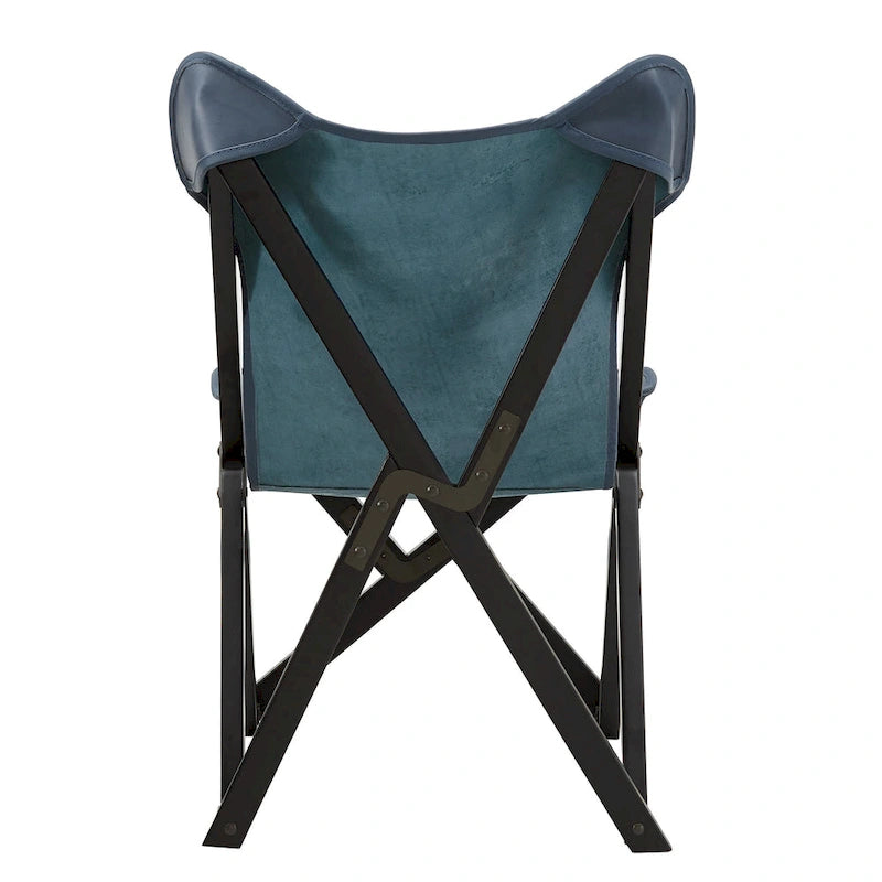 Cantu Genuine Top Grain Leather Tripolina Sling Chair by