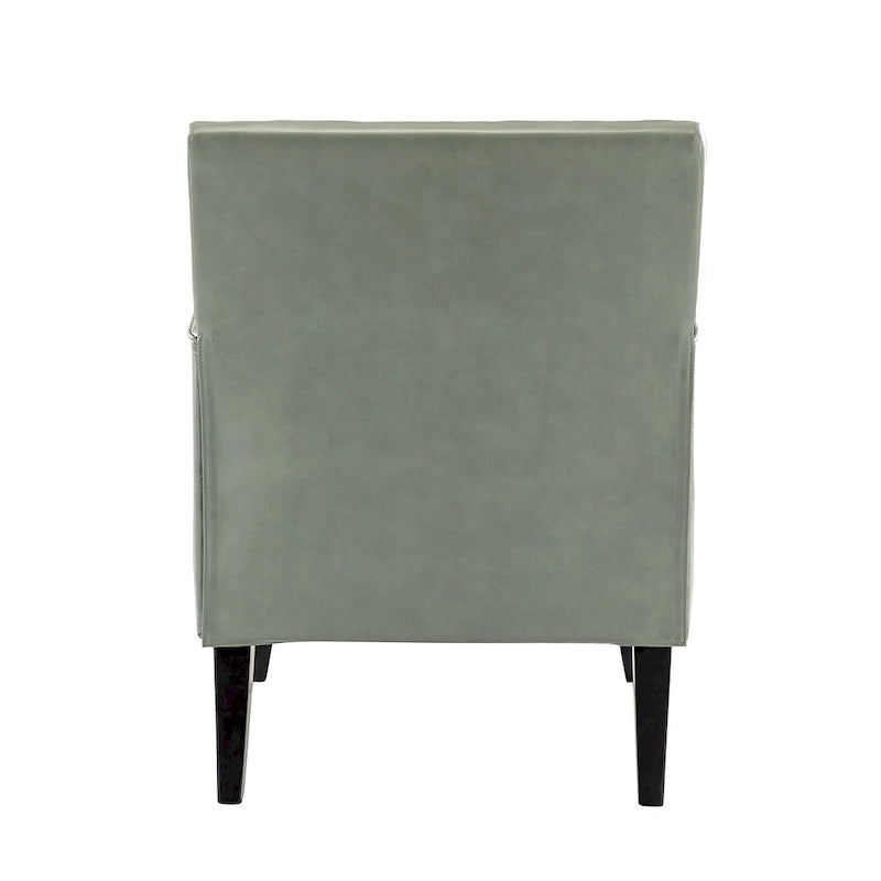 Nileus Modern Classic Polyester Accent Chair with Solid Wooden Legs Set of 2 by
