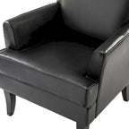 Nileus Modern Classic Polyester Accent Chair with Solid Wooden Legs Set of 2 by