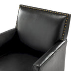 Nileus Modern Classic Polyester Accent Chair with Solid Wooden Legs Set of 2 by
