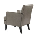 Nileus Modern Classic Polyester Accent Chair with Solid Wooden Legs Set of 2 by