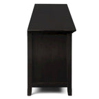 Halifax 72 inch Wide Solid Wood Transitional TV Stand - 72w x 19d x 26 h
