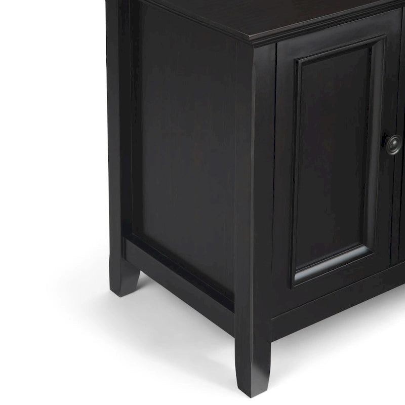 Halifax 72 inch Wide Solid Wood Transitional TV Stand - 72w x 19d x 26 h