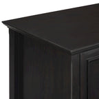 Halifax 72 inch Wide Solid Wood Transitional TV Stand - 72w x 19d x 26 h