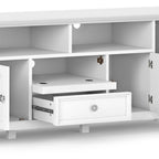 Halifax 72 inch Wide Solid Wood Transitional TV Stand - 72w x 19d x 26 h