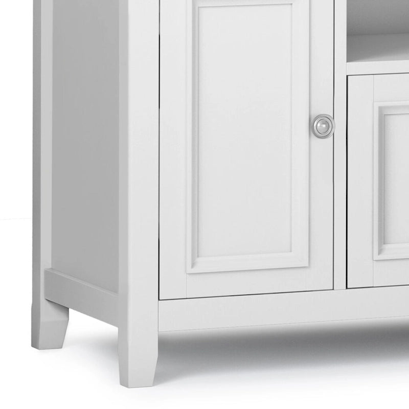Halifax 72 inch Wide Solid Wood Transitional TV Stand - 72w x 19d x 26 h