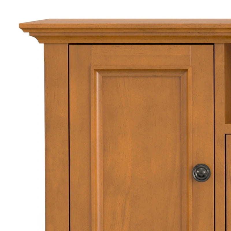 Halifax 72 inch Wide Solid Wood Transitional TV Stand - 72w x 19d x 26 h
