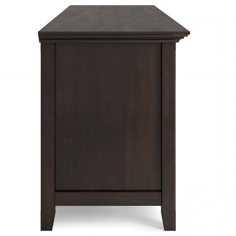 Halifax 72 inch Wide Solid Wood Transitional TV Stand - 72w x 19d x 26 h
