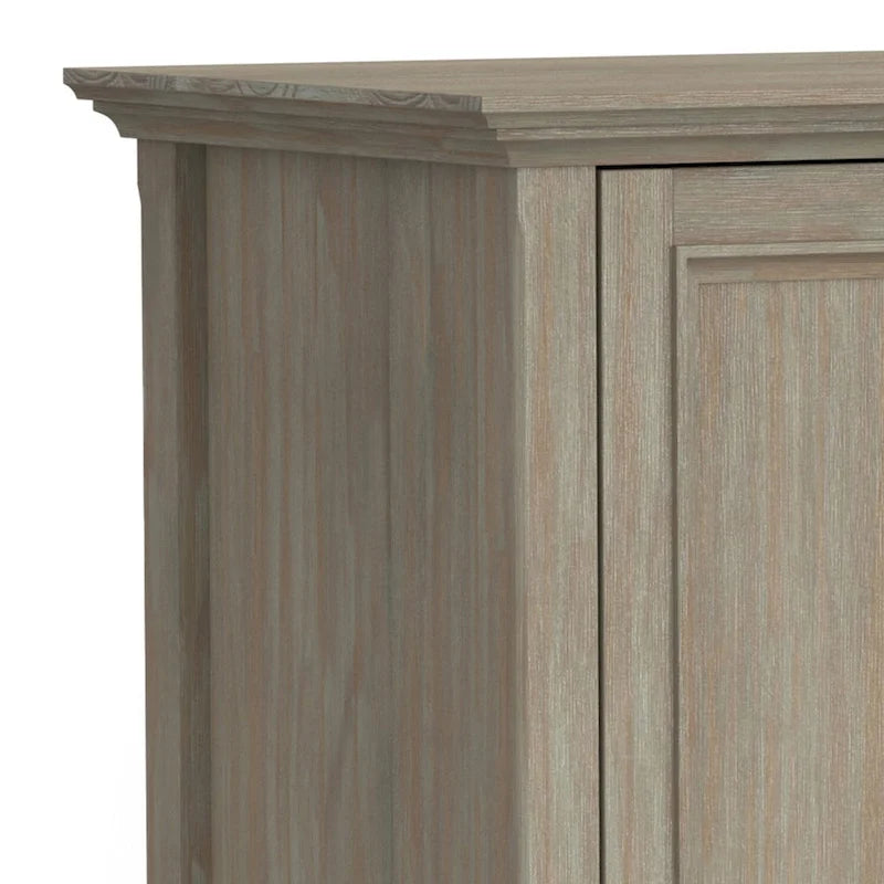 Halifax 72 inch Wide Solid Wood Transitional TV Stand - 72w x 19d x 26 h