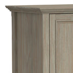 Halifax 72 inch Wide Solid Wood Transitional TV Stand - 72w x 19d x 26 h