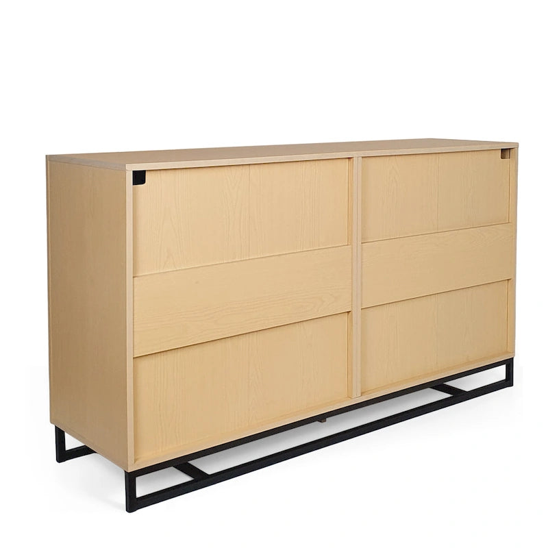 Beeson 6 Drawer Double Dresser by