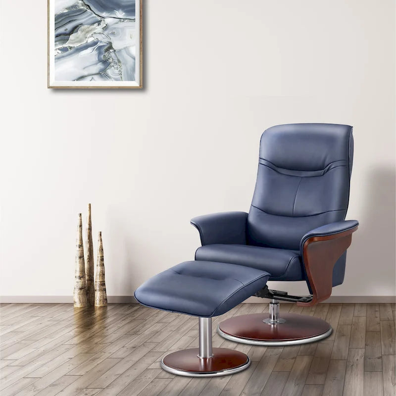 Milano Recliner Chair With Ottoman 