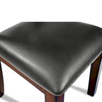 Paur Farmhouse Brown Wood Dining Chairs (Set of 2) by